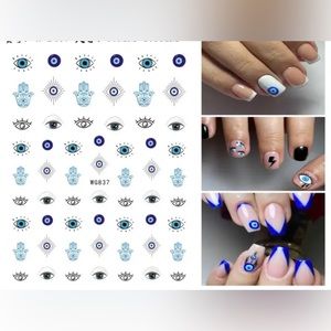 $1 NAIL STICKER SHEET. NEW. $1 WITH ANY $10 ORDER OR MORE
